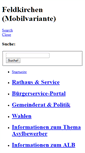 Mobile Screenshot of feldkirchen.de